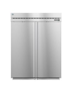 Hoshizaki RT2A-FS-FS, Refrigerator, Two Section Roll-Thru Upright, Full Stainless Doors with Lock