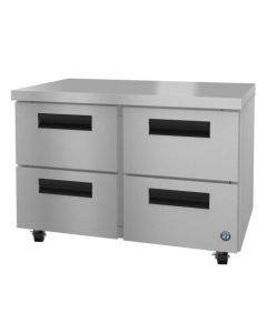 Hoshizaki UR48B-D4, Refrigerator, Two Section Undercounter, Stainless Drawers
