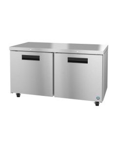 Hoshizaki UR60B-01, Refrigerator, Two Section Undercounter, Stainless Doors with Lock