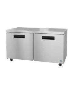 Hoshizaki UR60B, Refrigerator, Two Section Undercounter, Stainless Doors