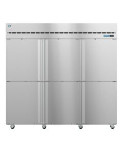 Hoshizaki  R3A-HS, Refrigerator, Three Section Upright, Half Stainless Doors with Lock