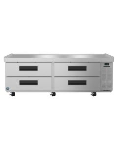 Hoshizaki CR72A, Refrigerator, Two Section Chef Base Prep Table, Stainless Drawers