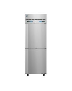 Hoshizaki DT1A-HS, Refrigerator and Freezer, Single Section Dual Temp Upright, Half Stainless Doors with Lock