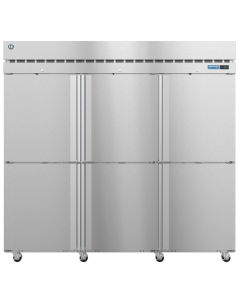 Hoshizaki F3A-HS, Freezer, Three Section Upright, Half Stainless Doors with Lock