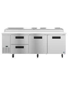 Hoshizaki PR93A-D2, Refrigerator, Three Section Pizza Prep Table, Drawer/Door Combo