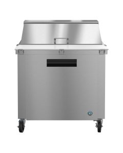 Hoshizaki SR36A-15M, Refrigerator, Single Section Mega Top Prep Table, Stainless Door