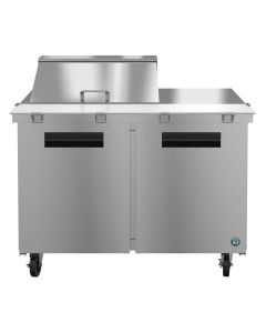 Hoshizaki SR48A-12M, Refrigerator, Two Section Mega Top Prep Table, Stainless Doors