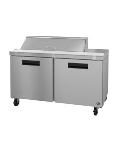 Hoshizaki SR60A-12, Refrigerator, Two Section Sandwich Prep Table, Stainless Doors