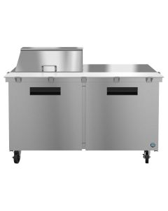 Hoshizaki SR60A-12M, Refrigerator, Two Section Mega Top Prep Table, Stainless Doors