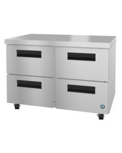 Hoshizaki WF48A-D4, Freezer, Two Section Worktop, Stainless Drawers