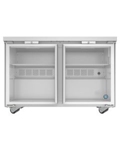 Hoshizaki UR48A-GLP01, Refrigerator, Two Section Undercounter, Stainless Doors