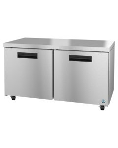 Hoshizaki UR60A, Refrigerator, Two Section Undercounter, Stainless Doors
