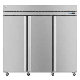 Hoshizaki  F3A-FS, Freezer, Three Section Upright, Full Stainless Doors with Lock