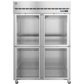 Hoshizaki  R2A-HG, Refrigerator, Two Section Upright, Half Glass Doors with Lock