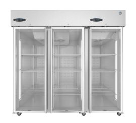 Hoshizaki  CR3S-FGE, Refrigerator, Three Section Upright, Full Glass Doors
