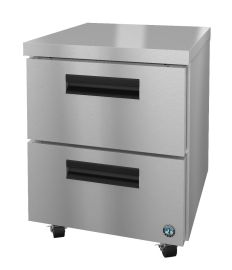 Hoshizaki CRMF27-D, Freezer, Single Section Undercounter, Stainless Drawers