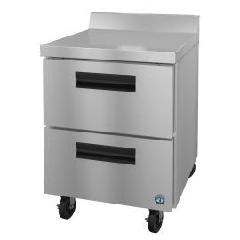 Hoshizaki CRMR27-WD, Refrigerator, Single Section Worktop, Stainless Drawers