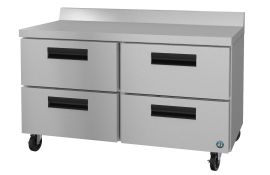 Hoshizaki CRMR60-WD4, Refrigerator, Two Section Worktop, Stainless Drawers