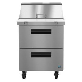 Hoshizaki SR27A-12MD2, Refrigerator, Single Section Mega Top Prep Table, Stainless Drawers