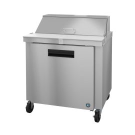 Hoshizaki SR36A-10, Refrigerator, Single Section Sandwich Prep Table, Stainless Door