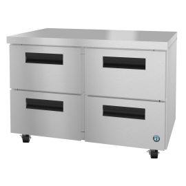 Hoshizaki WF48A-D4, Freezer, Two Section Worktop, Stainless Drawers