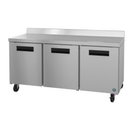 Hoshizaki WR72A, Refrigerator, Three Section Worktop, Stainless Doors
