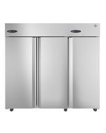 Hoshizaki  CR3S-FS, Refrigerator, Three Section Upright, Full Stainless Doors