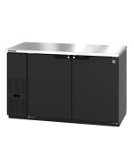 Hoshizaki HBB-2-59-S, Refrigerator, Two Section, Stainless Steel Back Bar, Solid Doors