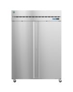 Hoshizaki  F2A-FS, Freezer, Two Section Upright, Full Stainless Doors with Lock